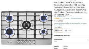 lot 20889 image: Hbhob Bulit In Gas Hob