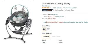 lot 58436 image: GRACO GLIDER LX�� GLIDING SWING