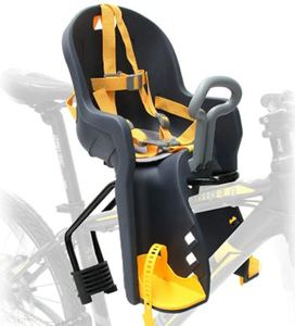 lot 58527 image: Bicycle Seat for - Kids Child Children Infant Toddler - Front Mount Baby Carrier Seat Bike Carrier USA Safety Standard with Handrail - Great for Adult Bike Attachment