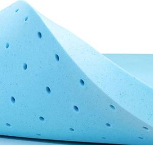 lot 58539 image: BLUE MEMORY FOAM MATTRESS PAD UNKNOWN SIZE
