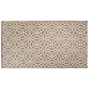 lot 53460 image: DII Taupe Infinity Circle Outdoor Rug