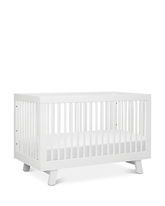 lot 53480 image: Babyletto Hudson 3-in-1 Convertible Crib with Toddler Rail, White
