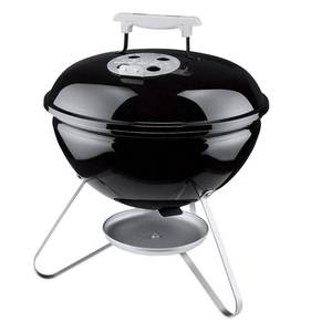 lot 53491 image: Weber 14 Smokey Joe Charcoal Grill, Black