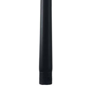lot 53496 image: WAC Lighting 48 in. Matte Black Ceiling Fan Extension Downrod for Modern Forms or Fans