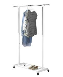 lot 53498 image: Whitmor Adjustable Garment Rack