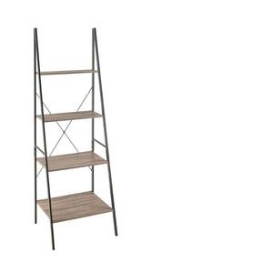 lot 53499 image: 70 Ladder Bookshelf Mixed Material Gray - ClosetMaid