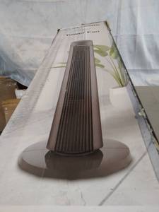 lot 55863 image: Oscillating Tower Fan Remote Control Quiet Stand Up Bedroom Home Office Black