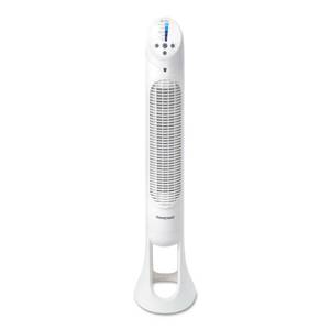 lot 55909 image: Honeywell Home - QuietSet Tower Fan - White