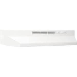 lot 55950 image: Broan 30W in. Ventless Under Cabinet Range Hood, White