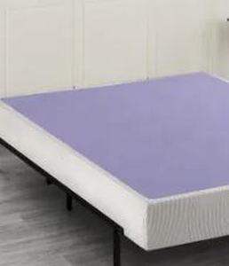 lot 53402 image: Zinus 8 Inch Profile Wood Box Springmattress Foundation, Twin
