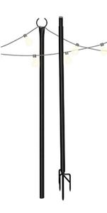 lot 53487 image: Holiday Styling String Light Pole