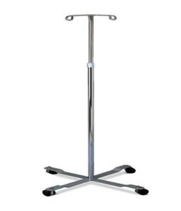 lot 55892 image: Medline I.V 2 Hook With 4 Casters