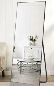 lot 55966 image: Neutypechic Full Length Mirror Black