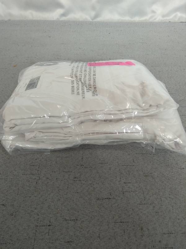lot 20504 image: SET OF 2 30 INCH DROP 3 PANEL BED SKIRTS