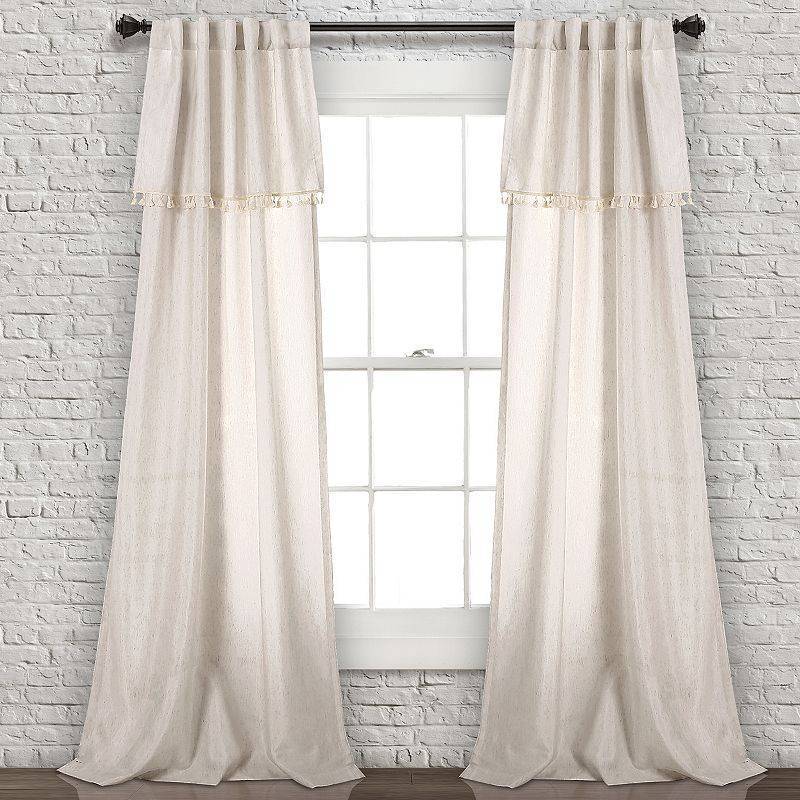 lot 53272 image: Ivy Tassel 84x40 Window Panel Set