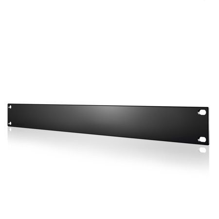 lot 59897 image: Lot of 3 AC Infinity Rack Panel Accessory Blank 1U Space for 19 Rackmount, Heavy-Duty 3mm Gauge Steel, Black