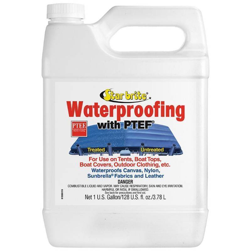 lot 20868 image: Star brite 081900N Fabric Waterproofer with Stain Repellent and UV Protection - 1 Gallon