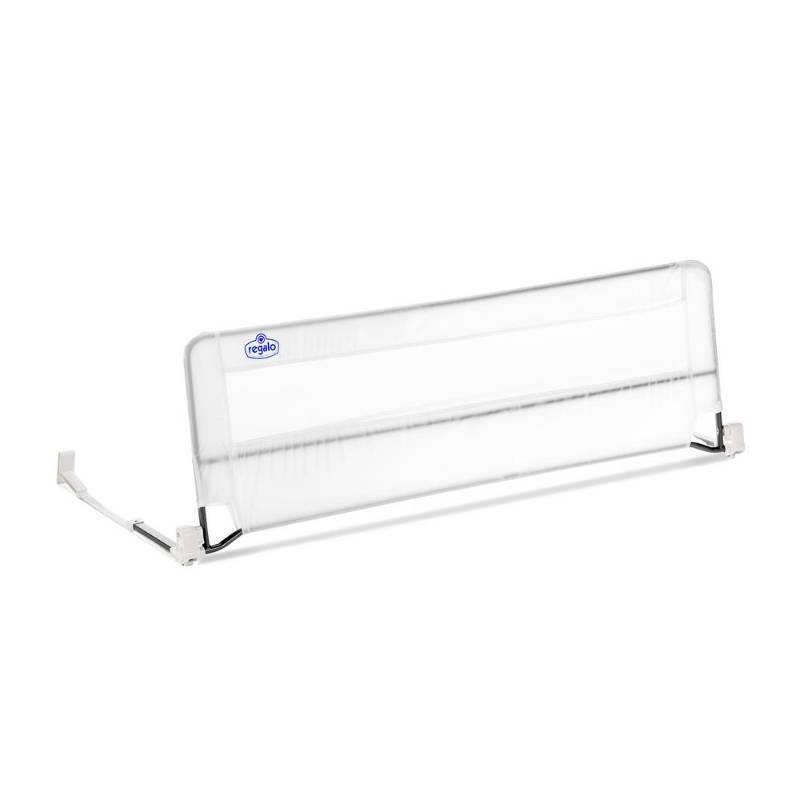 lot 58541 image: Regalo Swing Down 54-Inch Extra Long Bed Rail Guard, with Reinforced Anchor Safety System