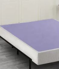 lot 53402 image: Zinus 8 Inch Profile Wood Box Springmattress Foundation, Twin