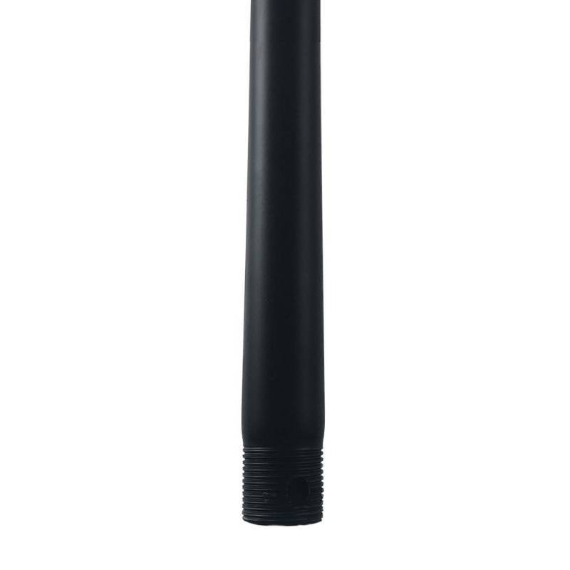 lot 53496 image: WAC Lighting 48 in. Matte Black Ceiling Fan Extension Downrod for Modern Forms or Fans