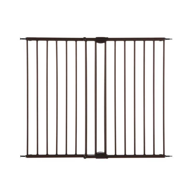 lot 53500 image: Toddleroo by North States Easy Swing and Lock Baby Gate, 28.68-47.85 Wide, Matte Bronze