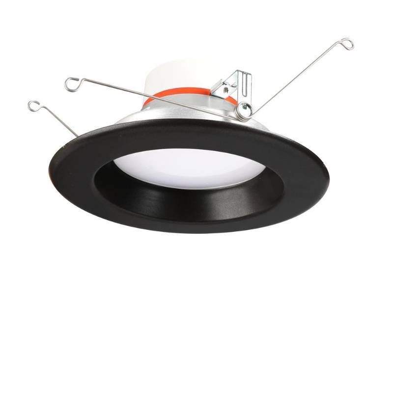 lot 53589 image: Commercial Electric 5 in. and 6 in. Selectable Integrated LED Recessed Interchangeable Trim