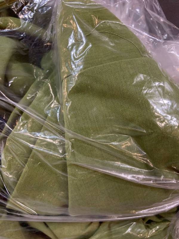 lot 29953 image: Low-Back 6�� Chair Cushion Cover - Olive