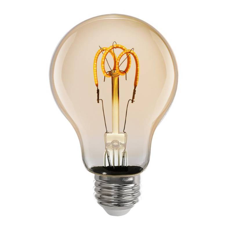 lot 58578 image: feit 4.5w equivalent soft white (2000k) a19 dimmable vintage led decorative light bulb vintage antique style light bulb