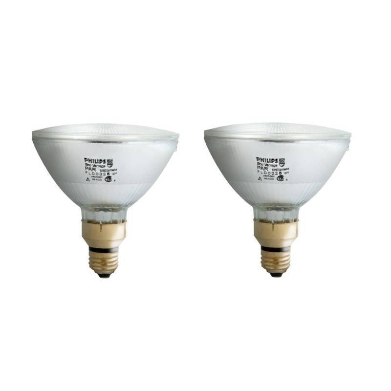 lot 58620 image: Philips 429373 EcoVantage PAR38 90 Watt Equivalent Dimmable Flood Standard Base Light Bulb, 2 Pack