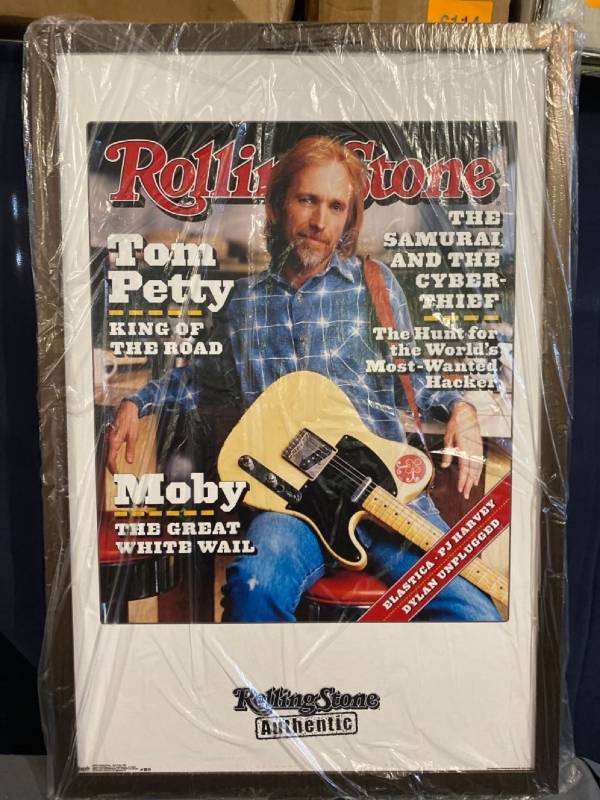 lot 9117 image: Rolling Stones Tom Petty Magazine Poster