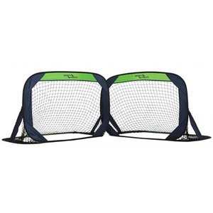 lot 1403 image: Sport Squad Portable Soccer Net Set 2 Pack