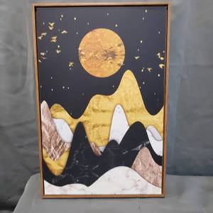 lot 1432 image: 24�C2X16� CANVAS PAINTING