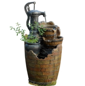 lot 1388 image: Glenville Water Pump Cascading Water Fountain