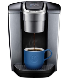lot 1415 image: Keurig - K-Elite Single Serve K-Cup Pod Coffee Maker - Brushed Silver