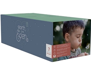 lot 1430 image: Earth  Eden Baby Diapers, Size 7, 80 Count