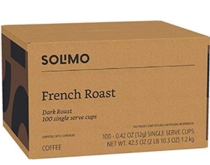 lot 1431 image: SOLIMO DARK ROAST 100 SINGLE SERVE CUPS