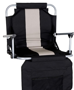lot 1438 image: FOLDING STADIUM SEAT BLACK