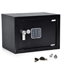 lot 1551 image: ELECTRONIC SAFE BLACK