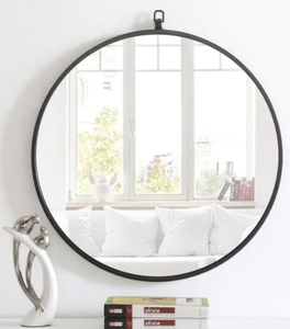 lot 1570 image: CARSON CAREINGTON METAL FRAME MIRROR