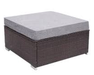 lot 1576 image: 1PC OTTOMAN OUTDOOR