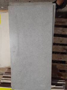 lot 58 image: 12 X 24 GRAY Ceramic Tile (Approx. 90SF)