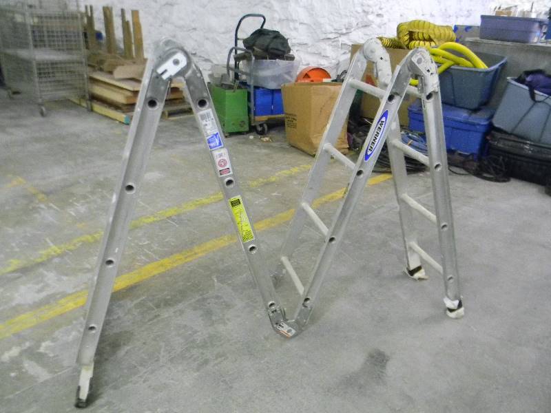 lot 290 image: Werner Folding Ladder and Scaffold
