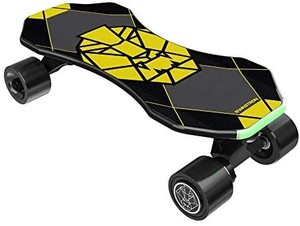 lot 69765 image: Swagtron NG-3 Swagskate Electric Skateboard for Kids & Teens with Kick-Assist, A.I. Smart Sensors, Move-MoreEndless Mode, 9�� Deck, Black, 72mm Wheels