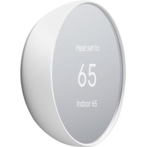 lot 69767 image: Google - Nest Smart Programmable Wifi Thermostat - Snow Retail Price $154
