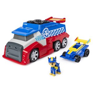 lot 69854 image: PAW Patrol, Ready, Race, Rescue Mobile Pit Stop Team Vehicle with Sounds, for Kids Aged 3 and Up