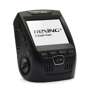 lot 69908 image: Rexing V1 Car Dash Cam 2.4 LCD FHD 1080p 170° Wide Angle Dashboard Camera Recorder with G-Sensor, WDR, Loop Recording