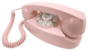 lot 69919 image: Crosley - CR59-PI Corded Princess Phone - Pink