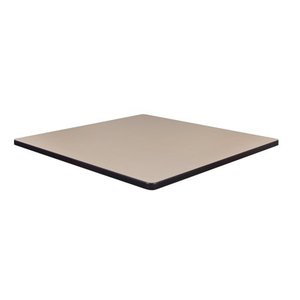 lot 19731 image: 42 Square Laminate Table Top- Beige Grey