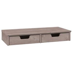lot 19758 image: Bush Furniture Key West Desktop Organizer with Drawers in Washed Gray