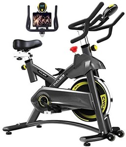 lot 19774 image: Weight Capacity- Indoor Cycling Bike with Comfortable Seat